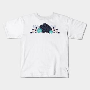 Flower , Colorful Flowers Design , beautiful flower , Floral Pattern Kids T-Shirt